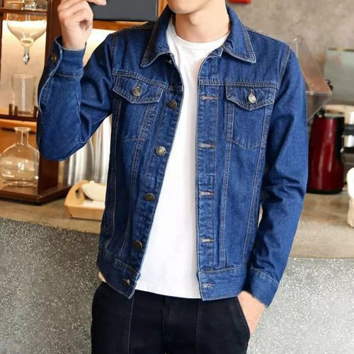 Jacket jeans pour hommes Bleu marine